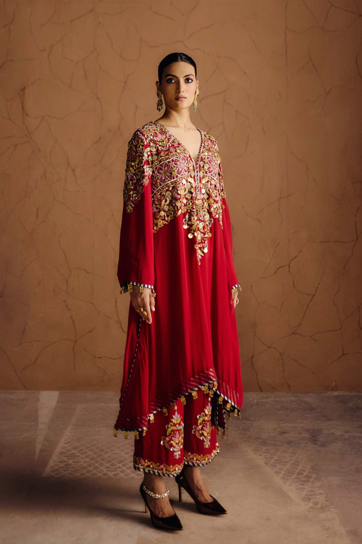 Surkhi Kurta Set
