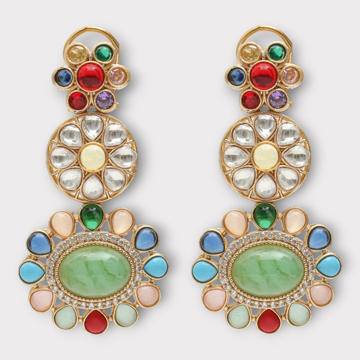 Adorn Multicolor Contemporary Necklace Set